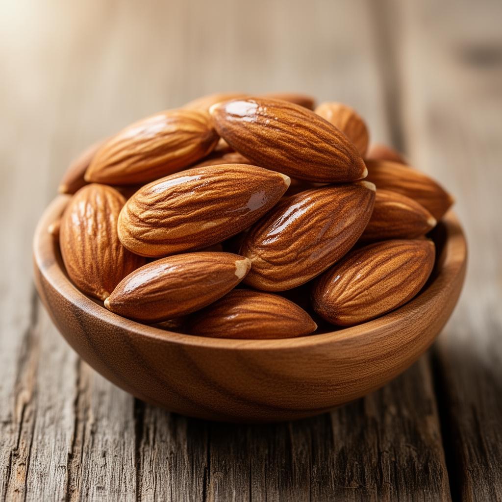 Premium Almonds — Whole California-grade almonds — crunchy, rich, premium. | Higinz premium dry fruits from Prayagraj
