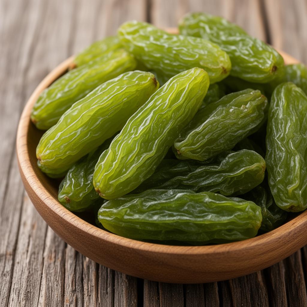 Green Raisins — Long — Premium long hari kishmish from Tas-A-Ganesh grapes. | Higinz premium dry fruits from Prayagraj