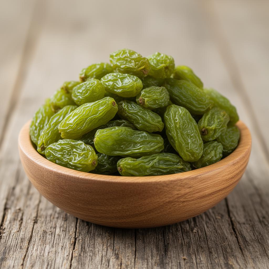 Green Raisins — Medium — All-rounder hari kishmish — plump, naturally sweet. | Higinz premium dry fruits from Prayagraj
